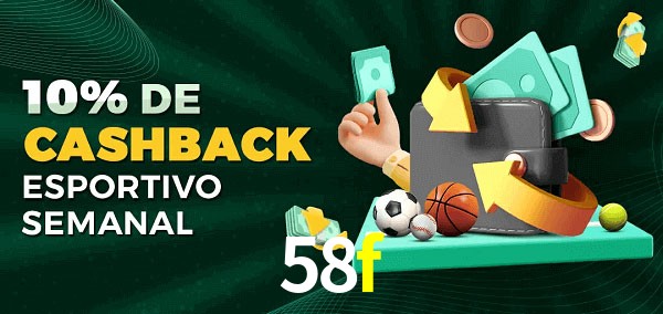 10% de bônus de cashback na 58f